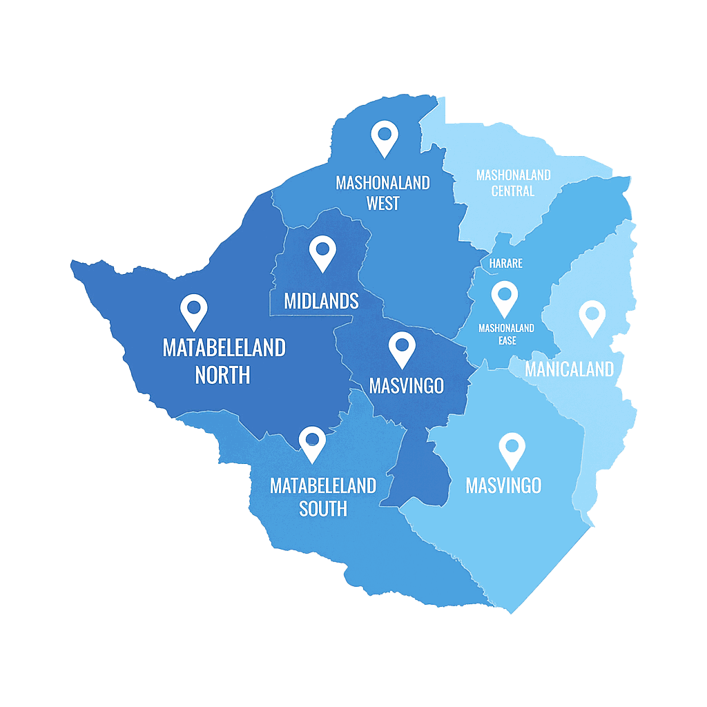 Zimbabwe Coverage Map